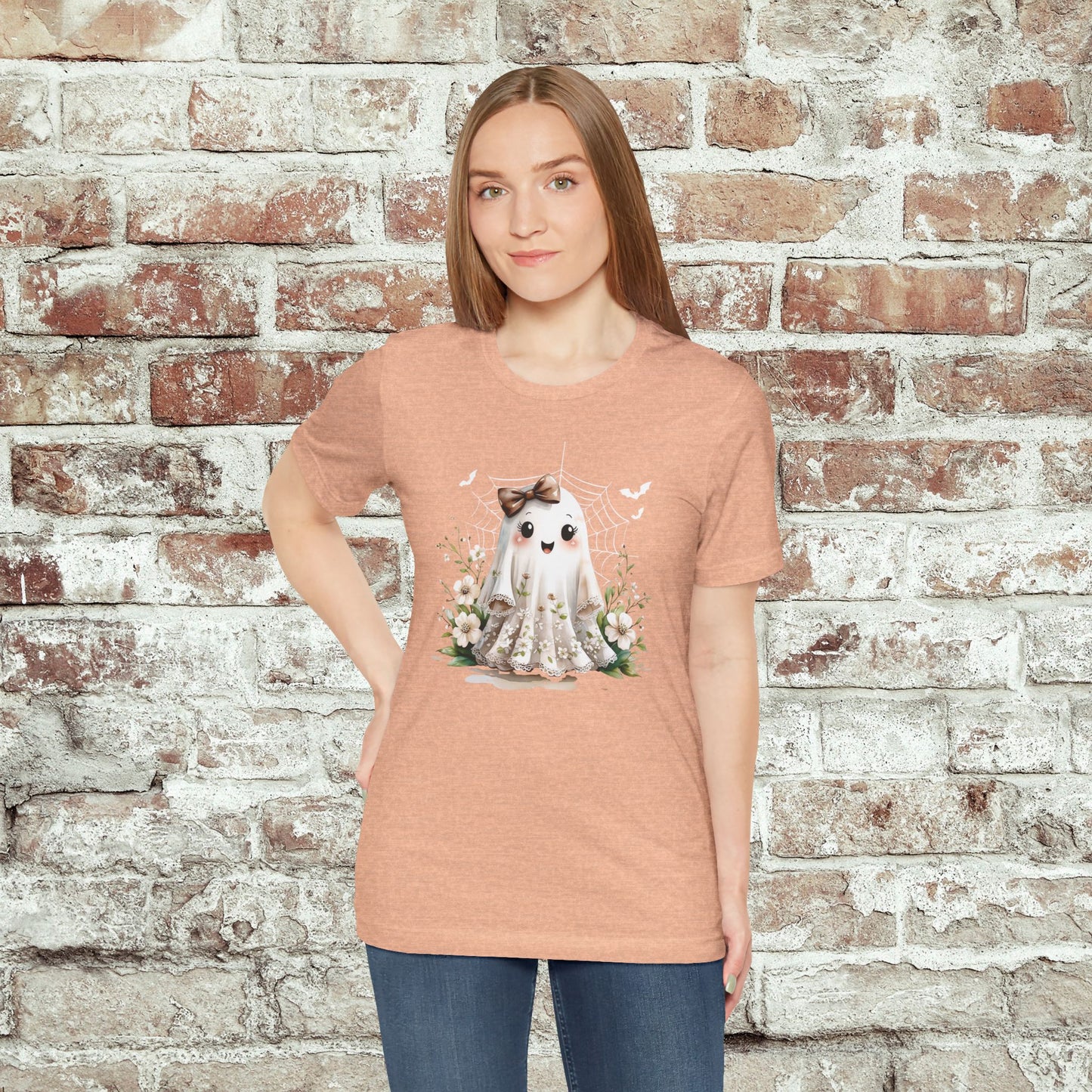 Sweet Spooky Ghost Floral Tee