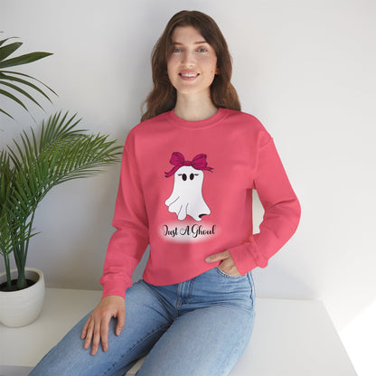 Just A Ghoul Ghost Crewneck Sweatshirt