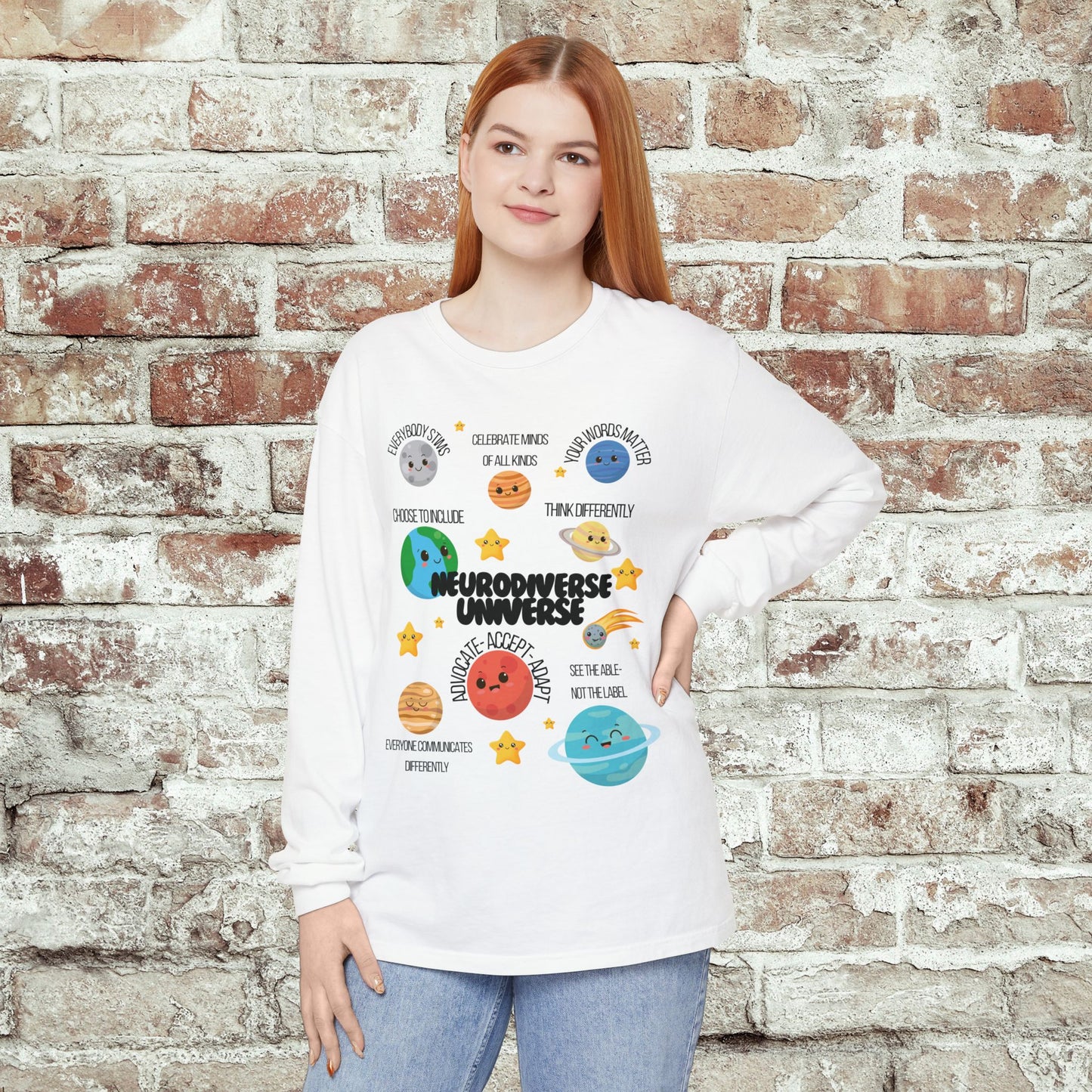 Neurodiverse Universe Long Sleeve Tee