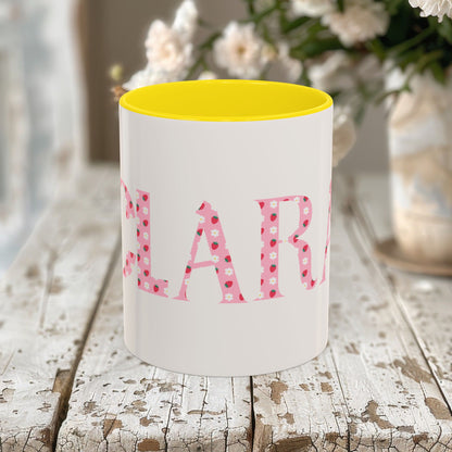 Clara Personalized Strawberry Mug