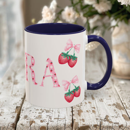Clara Personalized Strawberry Mug
