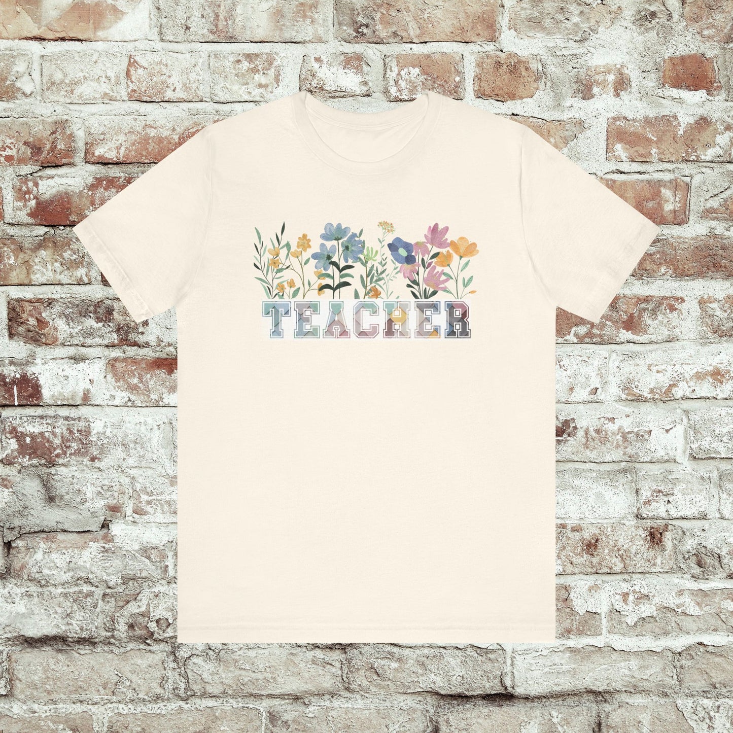 Floral Unisex Soft-Style Teacher Appreciation Tee