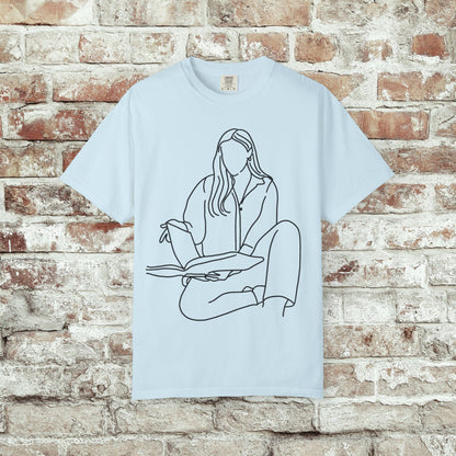 Line Art Book Lover T-shirt
