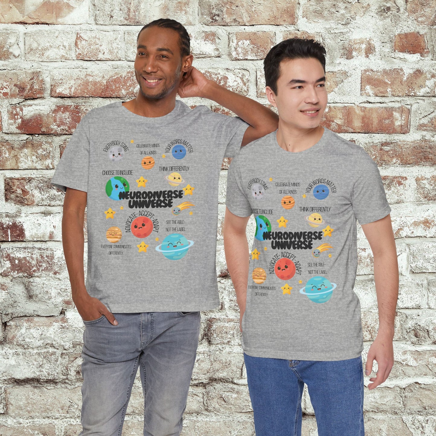 Neurodiverse Universe Shirt | Autism Acceptance Shirt | Mental Health Awareness | Choose to Include Tee