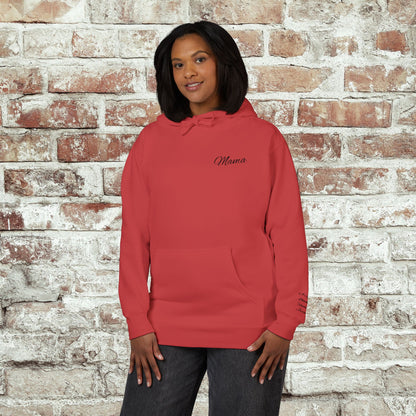 Personalized Embroidered Mama Hoodie with Kids Names