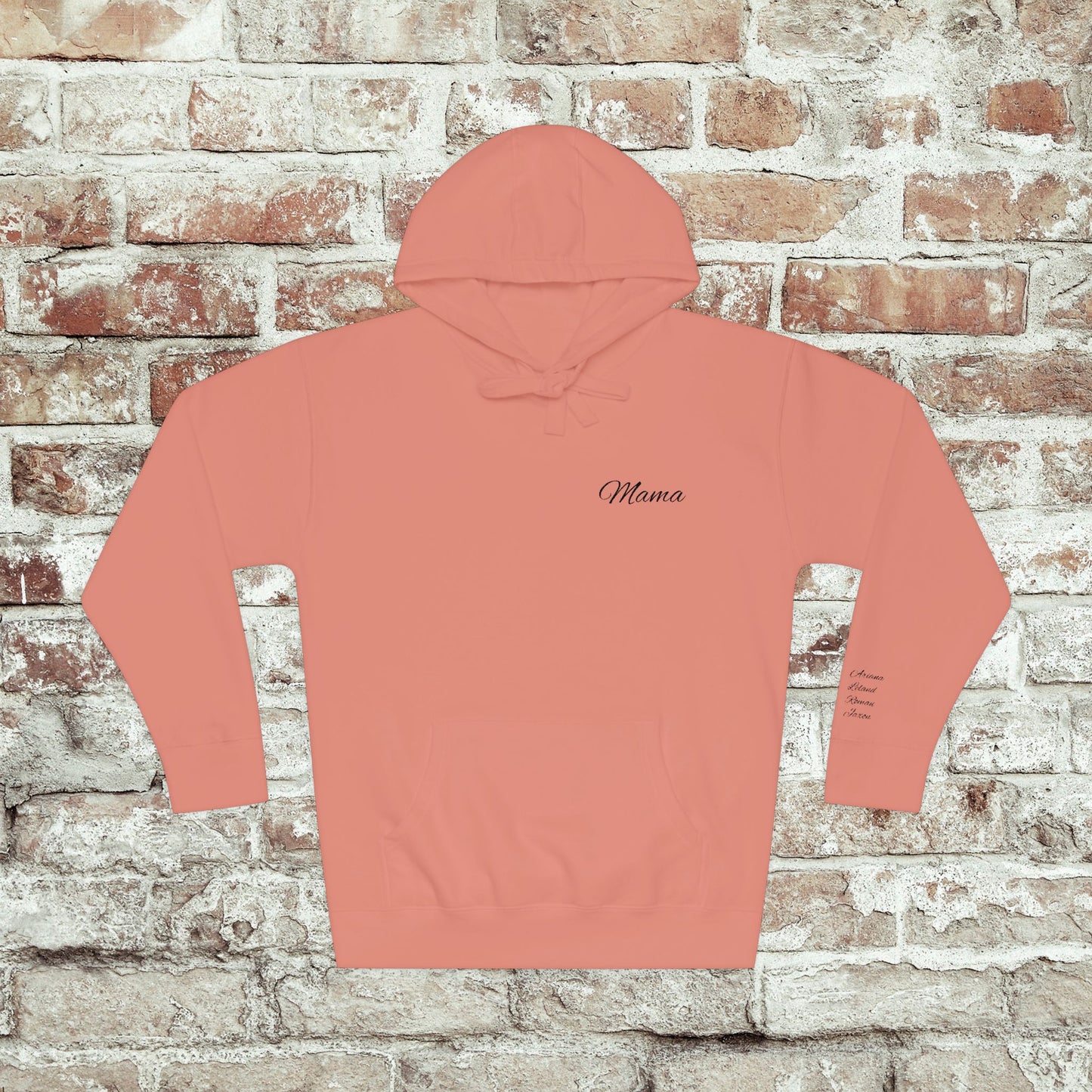 Personalized Embroidered Mama Hoodie with Kids Names