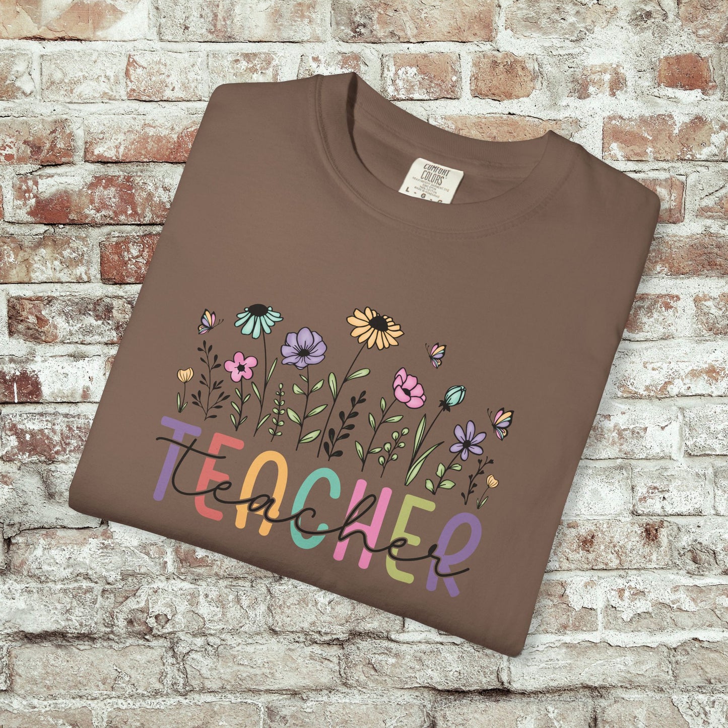 Wildflower Teacher Comfort Colors T-Shirt