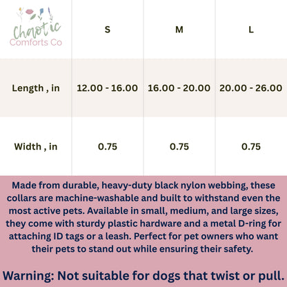 Personalized Coquette Dog Collar