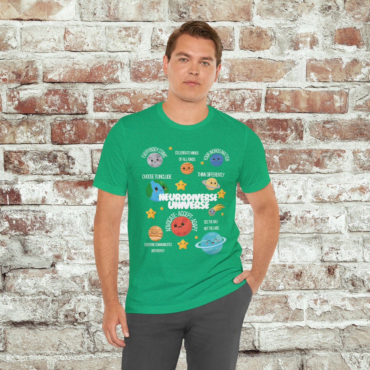 Neurodiverse Universe Shirt | Autism Acceptance Shirt | Mental Health Awareness | Choose to Include Tee