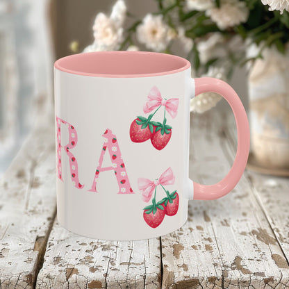 Clara Personalized Strawberry Mug