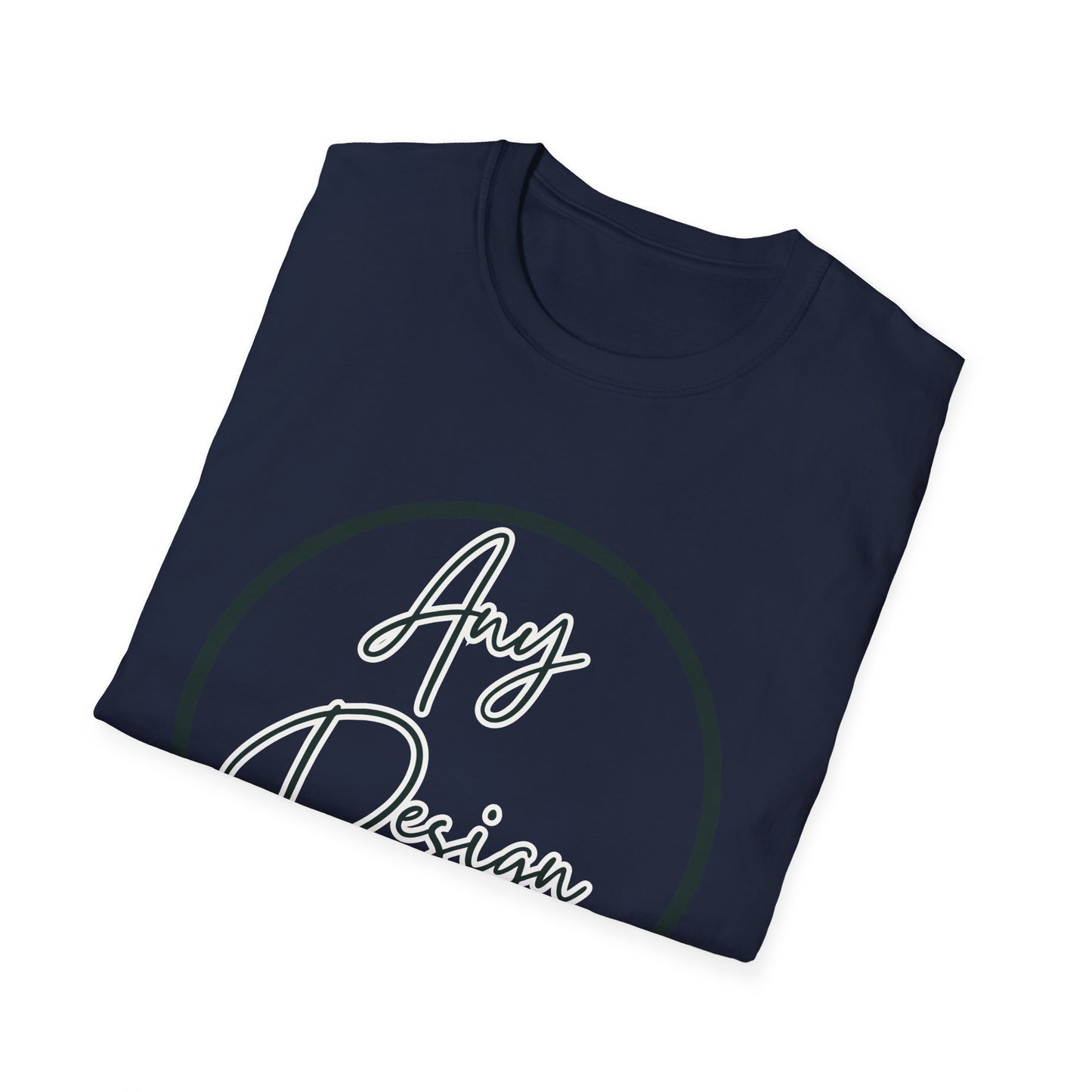 Customizable Unisex Soft-Style Graphic T-Shirt