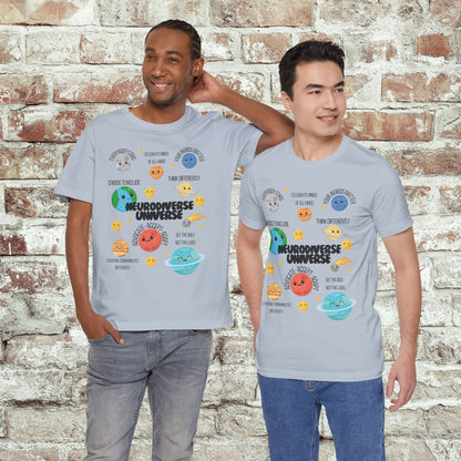 Neurodiverse Universe Shirt | Autism Acceptance Shirt | Mental Health Awareness | Choose to Include Tee
