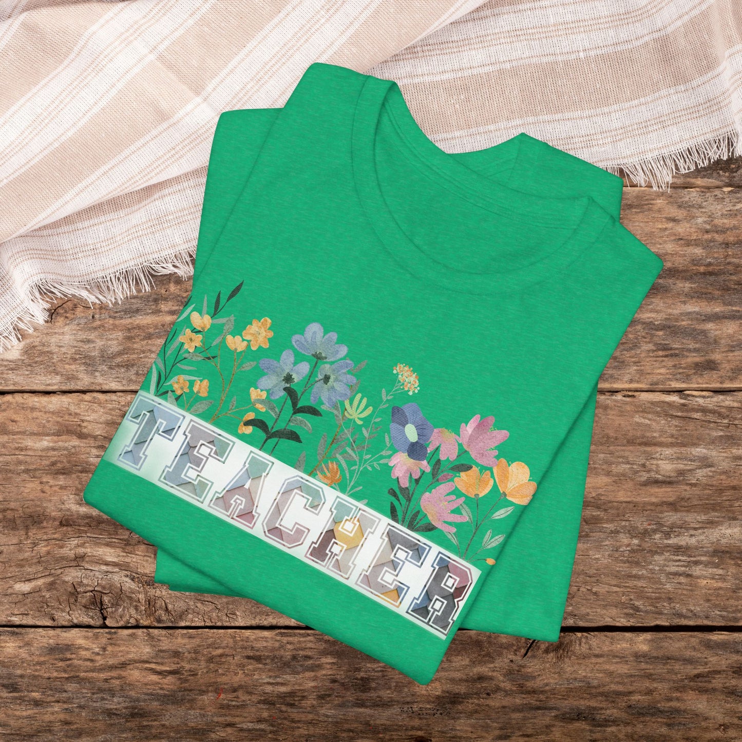 Floral Unisex Soft-Style Teacher Appreciation Tee