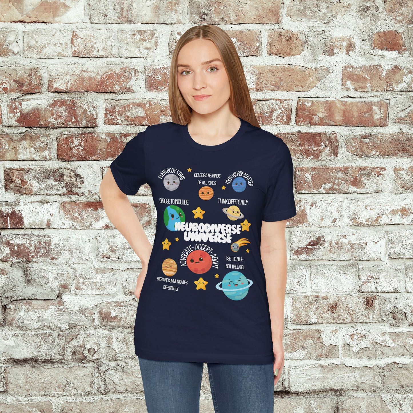 Neurodiverse Universe Shirt | Autism Acceptance Shirt | Mental Health Awareness | Choose to Include Tee