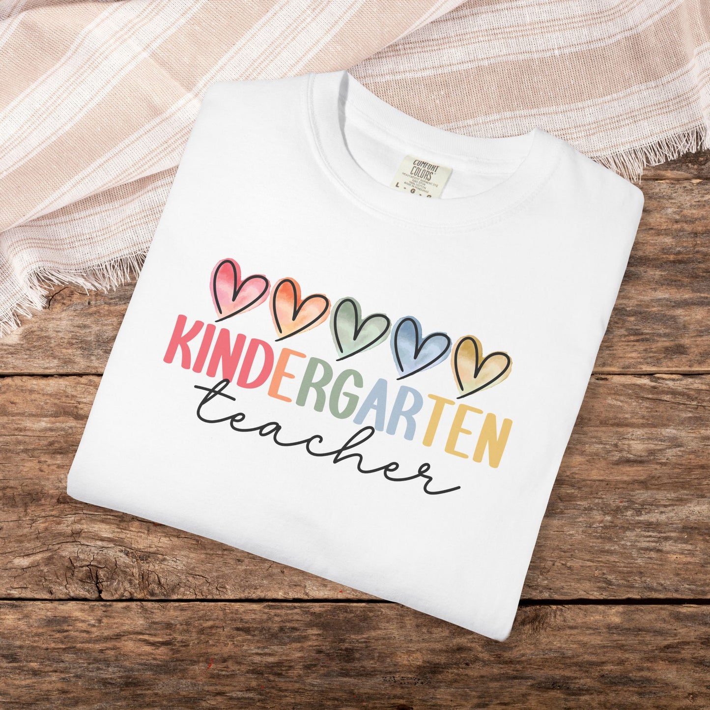 Kindergarten Teacher Comfort Colors Unisex Shirt