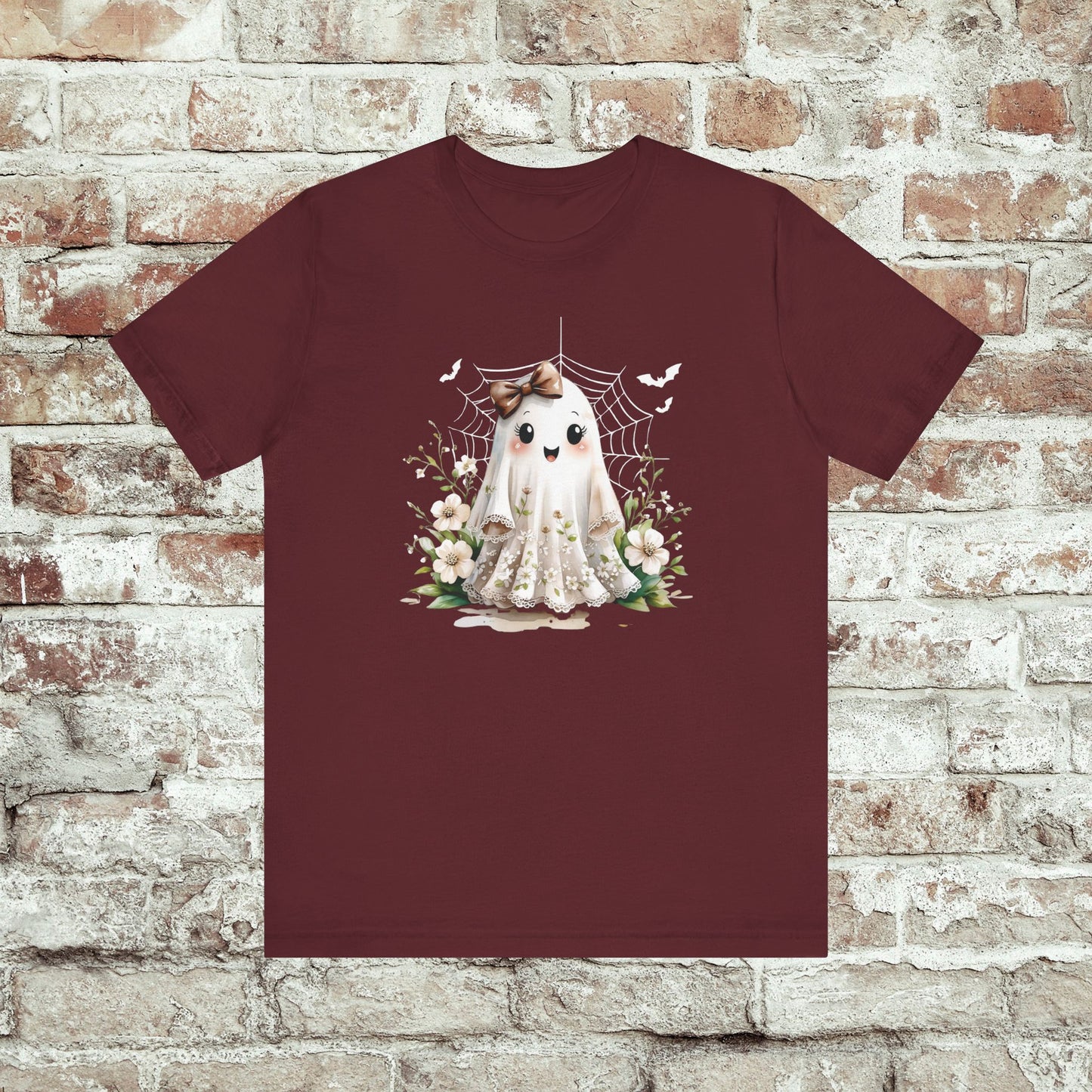 Sweet Spooky Ghost Floral Tee