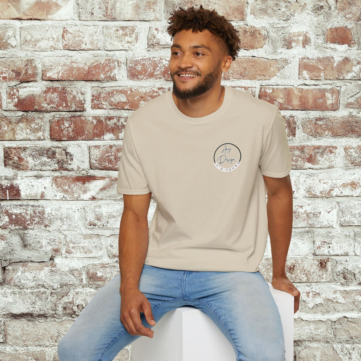 Two Areas- Personalized Unisex Softstyle T-Shirt