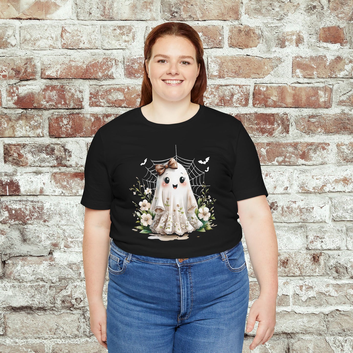 Sweet Spooky Ghost Floral Tee