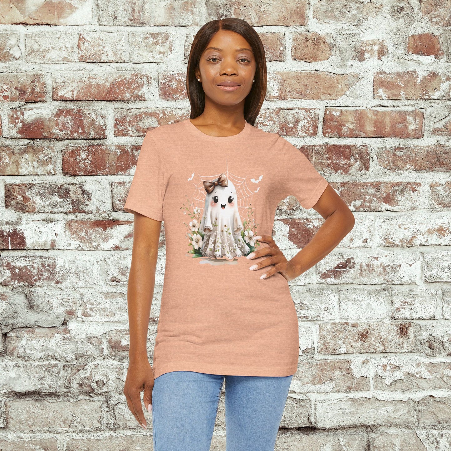 Sweet Spooky Ghost Floral Tee