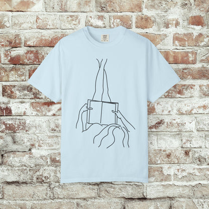Reader Comfort Colors T-shirt - Feet Up Design