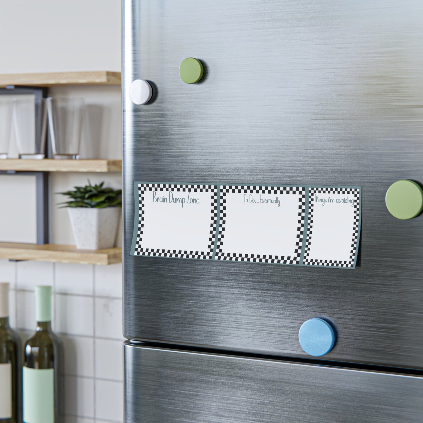 Checkered Post-it® Note Pads