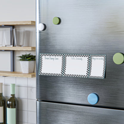 Checkered Post-it® Note Pads