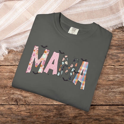 Comfort Colors MAMA Halloween Shirt