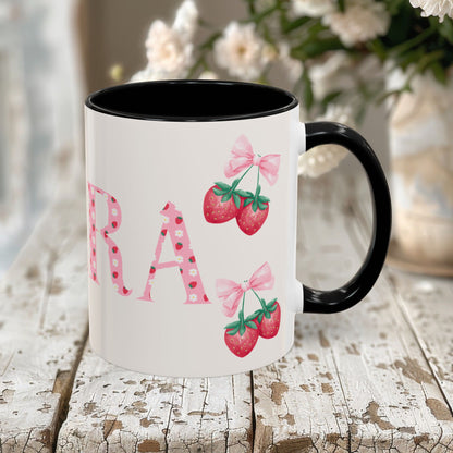 Clara Personalized Strawberry Mug