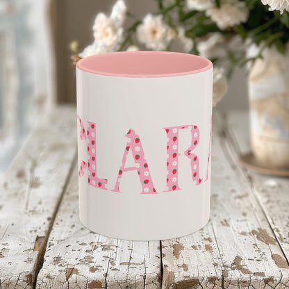 Clara Personalized Strawberry Mug