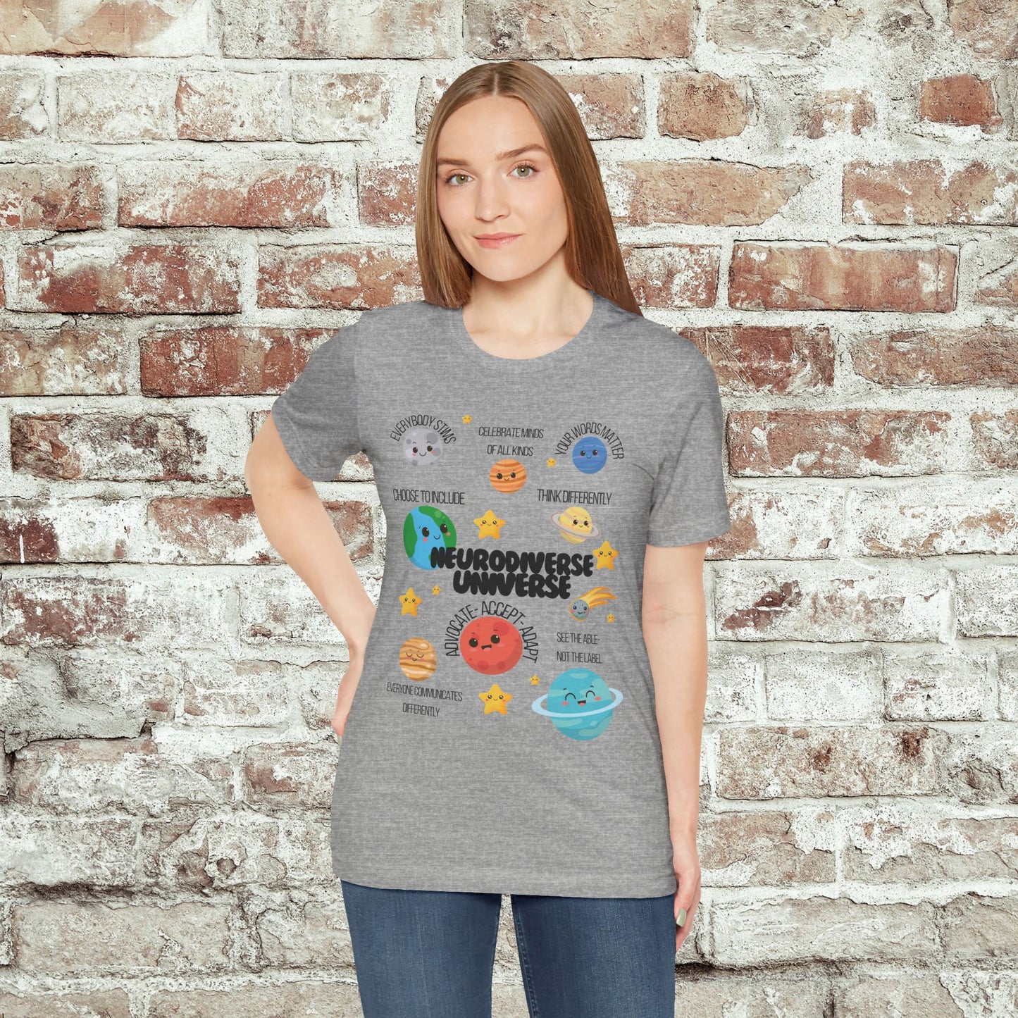 Neurodiverse Universe Shirt | Autism Acceptance Shirt | Mental Health Awareness | Choose to Include Tee