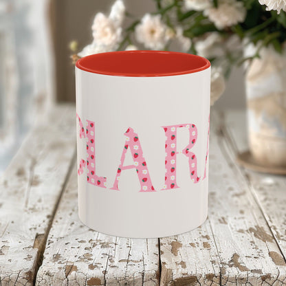 Clara Personalized Strawberry Mug