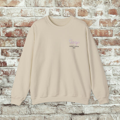 Embroidered Funny Tired Mom Sweatshirt