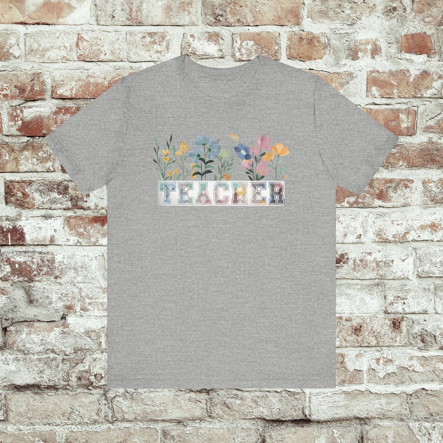 Floral Unisex Soft-Style Teacher Appreciation Tee