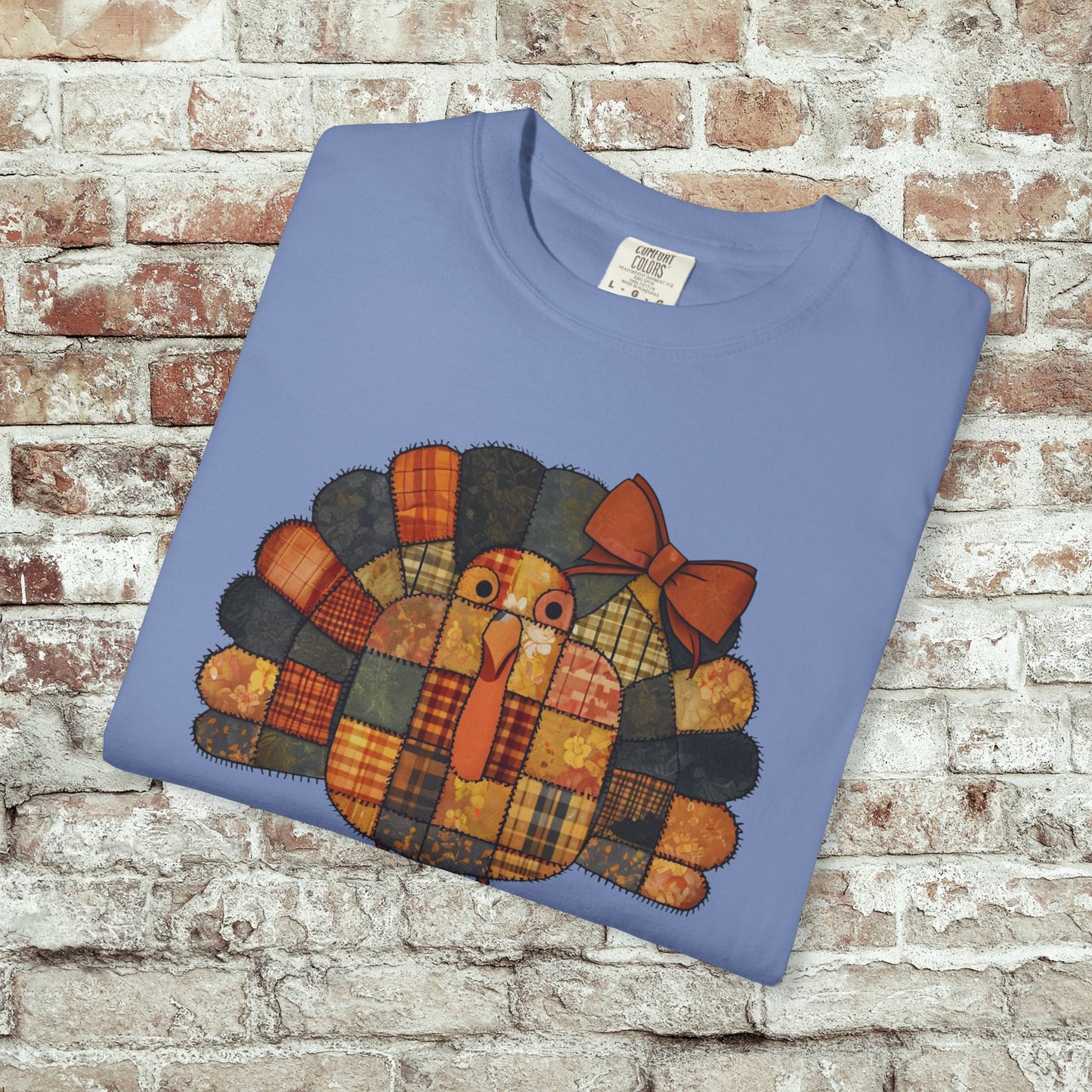 Thanksgiving Turkey Patchwork Unisex T-shirt