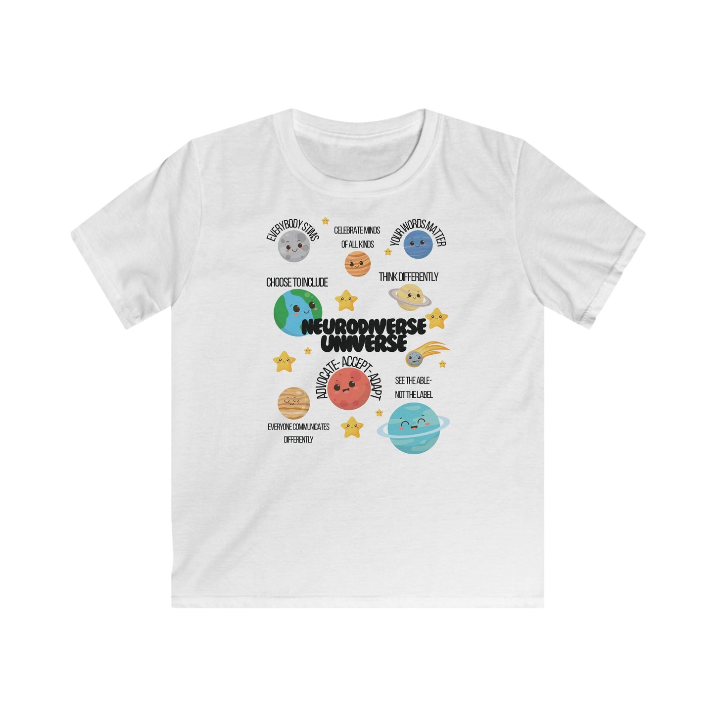 Kids Neurodiverse Universe Shirt