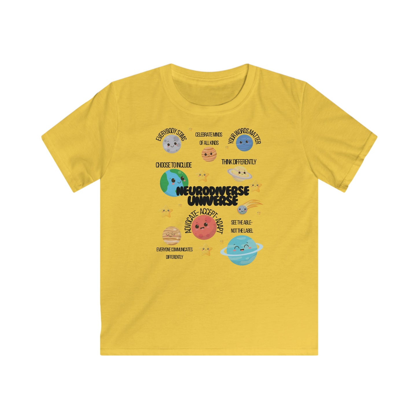 Kids Neurodiverse Universe Shirt