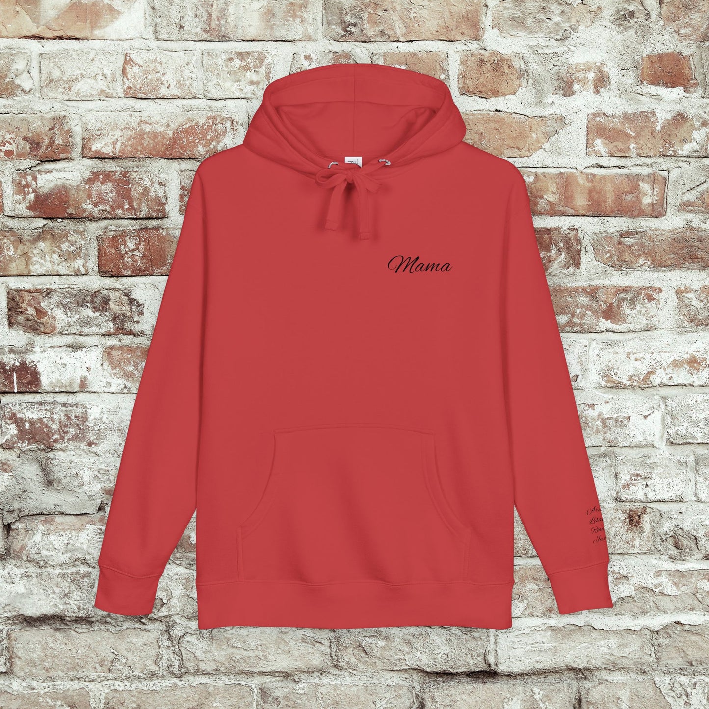 Personalized Embroidered Mama Hoodie with Kids Names