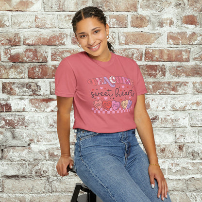 Teaching Sweet Hearts T-Shirt — Teacher Valentine Candy Hearts Tee
