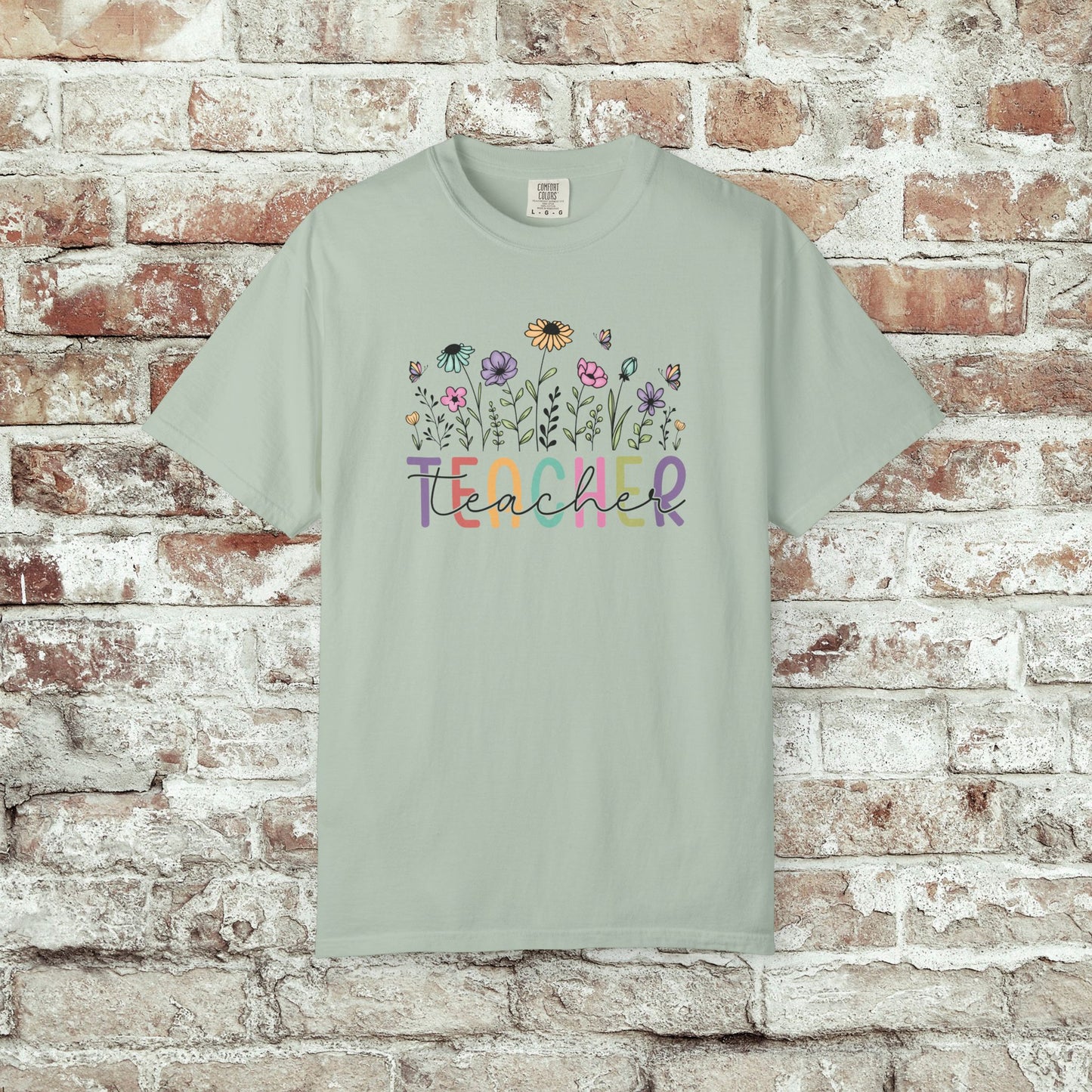 Wildflower Teacher Comfort Colors T-Shirt