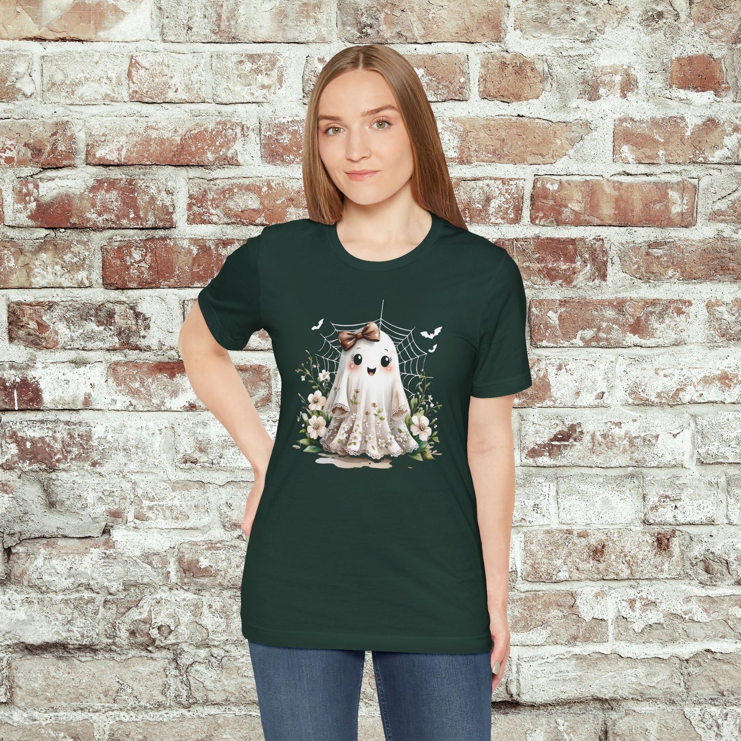 Sweet Spooky Ghost Floral Tee