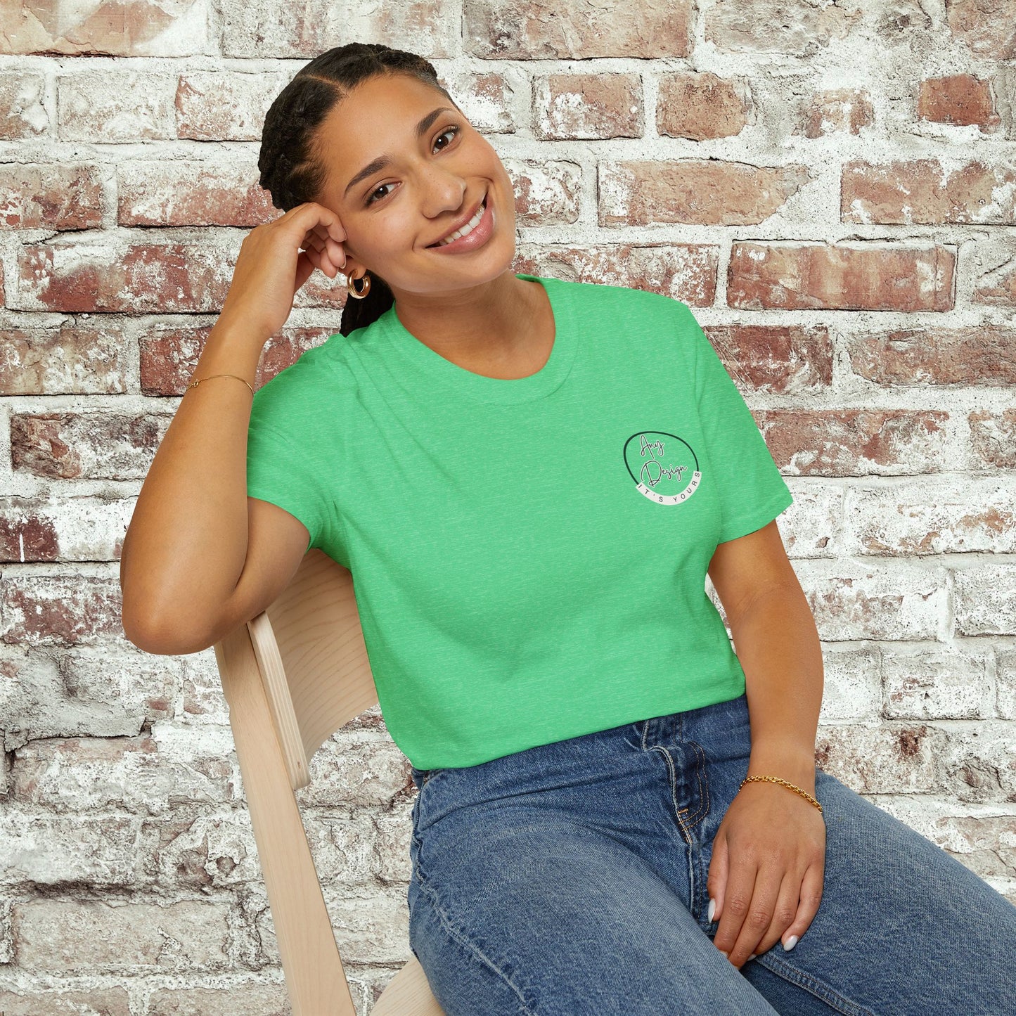 Two Areas- Personalized Unisex Softstyle T-Shirt