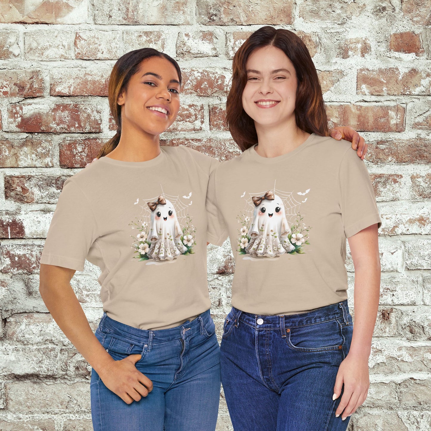 Sweet Spooky Ghost Floral Tee