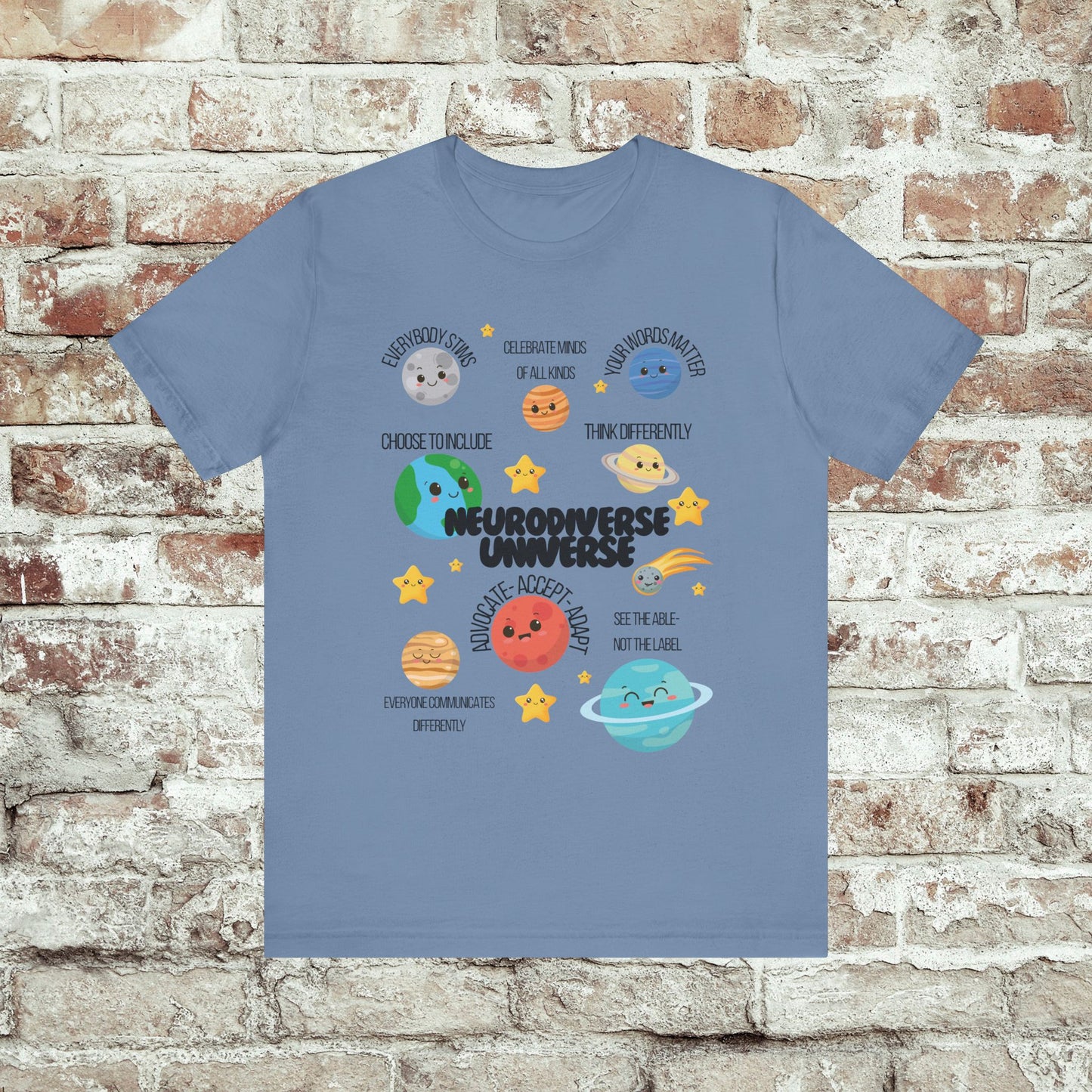Neurodiverse Universe Shirt | Autism Acceptance Shirt | Mental Health Awareness | Choose to Include Tee