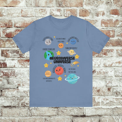 Neurodiverse Universe Shirt | Autism Acceptance Shirt | Mental Health Awareness | Choose to Include Tee