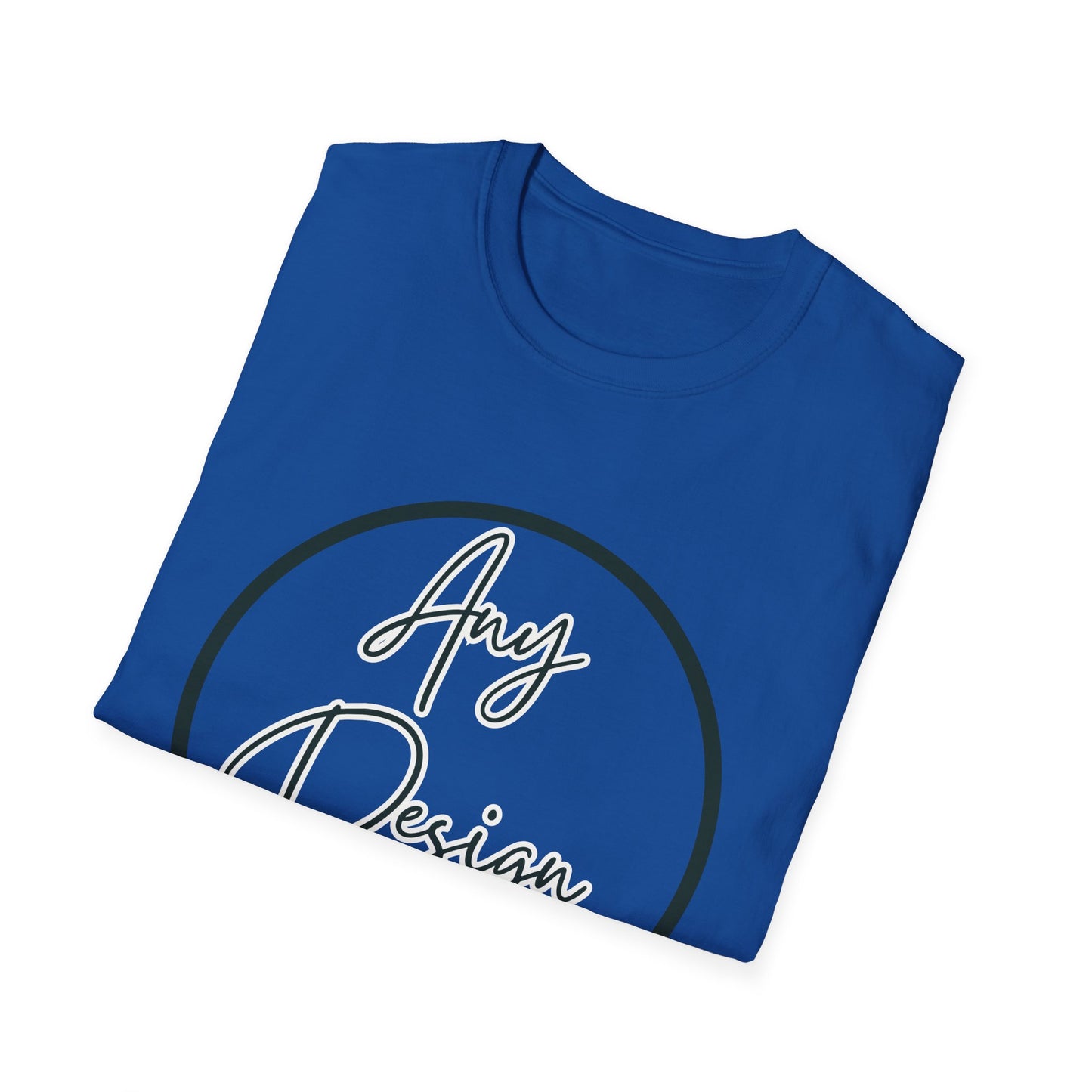 Customizable Unisex Soft-Style Graphic T-Shirt