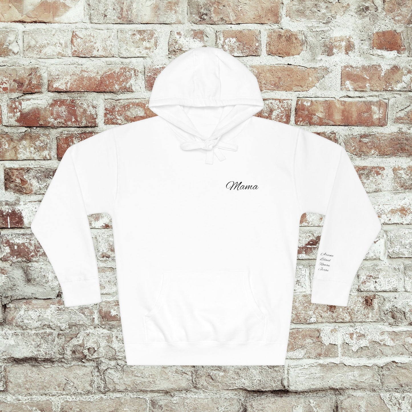 Personalized Embroidered Mama Hoodie with Kids Names