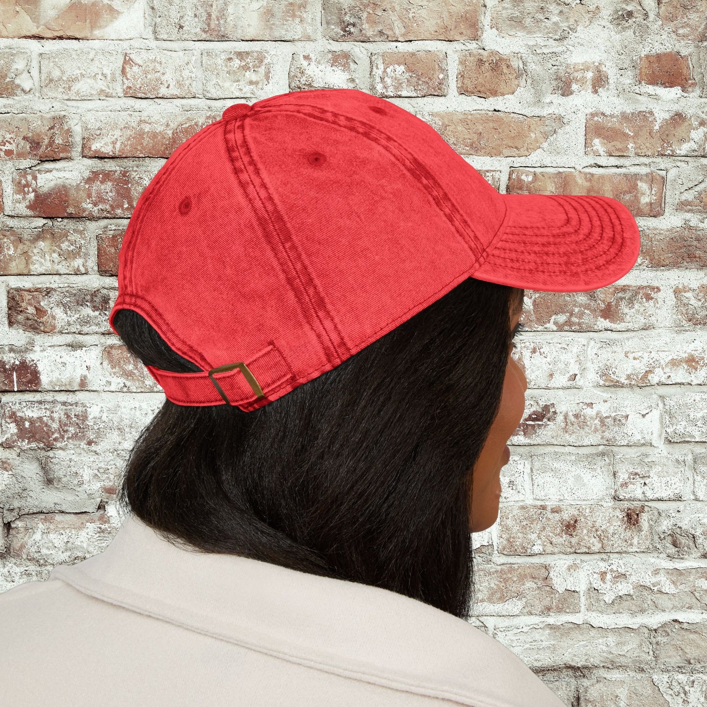 Probably Late Embroidered Distressed Hat