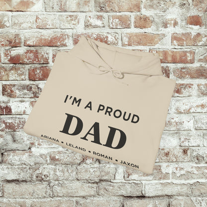 Proud Dad Hooded Sweatshirt