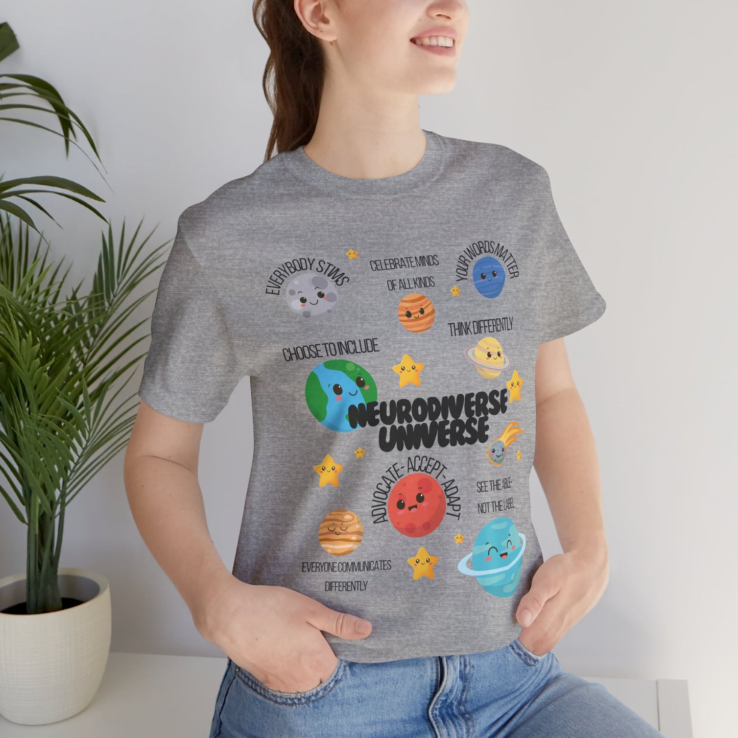 Neurodiverse Universe Shirt | Autism Acceptance Shirt | Mental Health Awareness | Choose to Include Tee