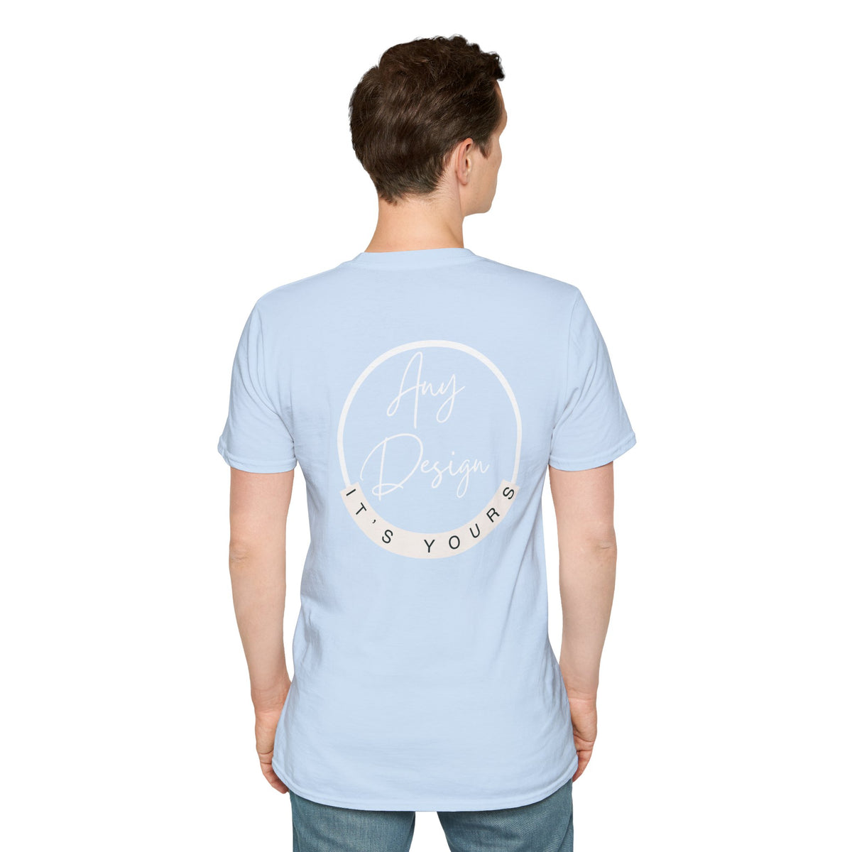 Personalizable Unisex Softstyle T-Shirt- Back Print Only!